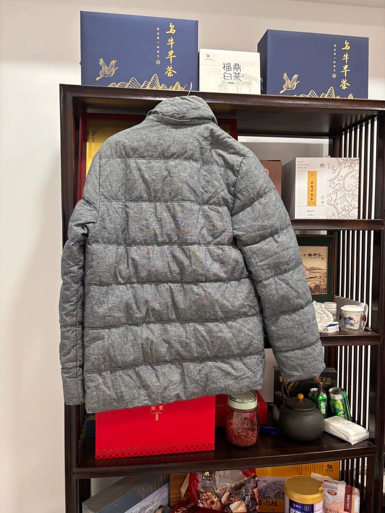Moncler Gray Puffer Jacket Size 48 Size US L / EU 52-54 / 3 - 2 Thumbnail
