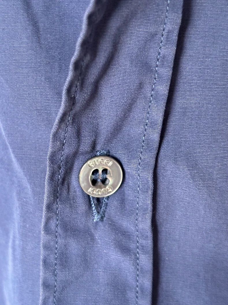 Gucci Gucci Long Sleeve Shirt Size 39 Size US M / EU 48-50 / 2 - 5 Thumbnail