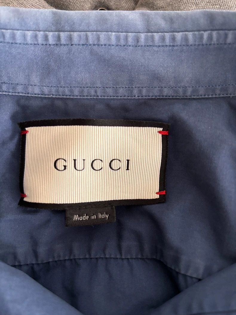 Gucci Gucci Long Sleeve Shirt Size 39 Size US M / EU 48-50 / 2 - 4 Thumbnail
