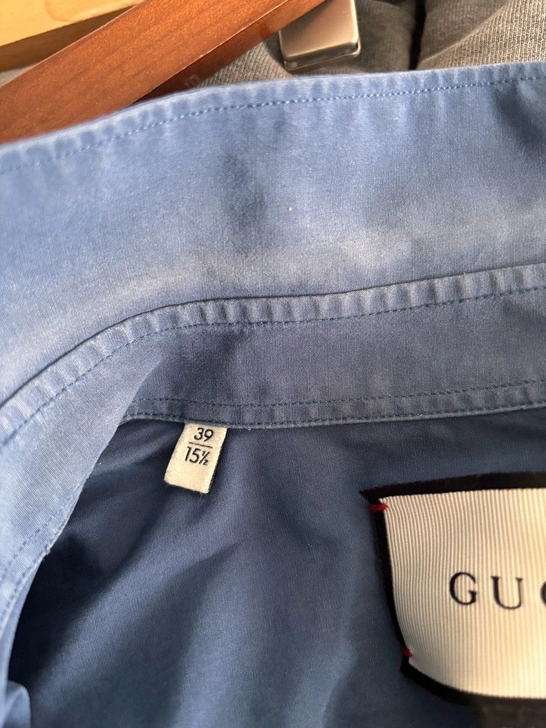 Gucci Gucci Long Sleeve Shirt Size 39 Size US M / EU 48-50 / 2 - 8 Thumbnail