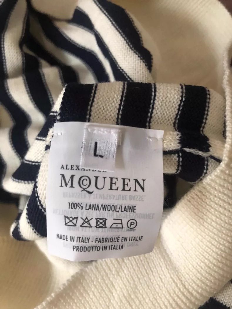 Alexander McQueen Alexander McQueen Wool Sweater with Skull Design Size US L / EU 52-54 / 3 - 5 Thumbnail