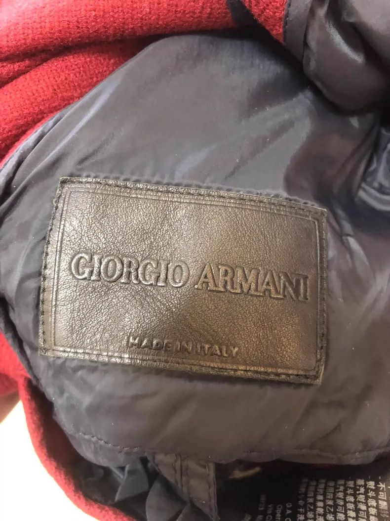 Emporio Armani Giorgio Armani Wool Double-Breasted Coat Size US L / EU 52-54 / 3 - 6 Thumbnail