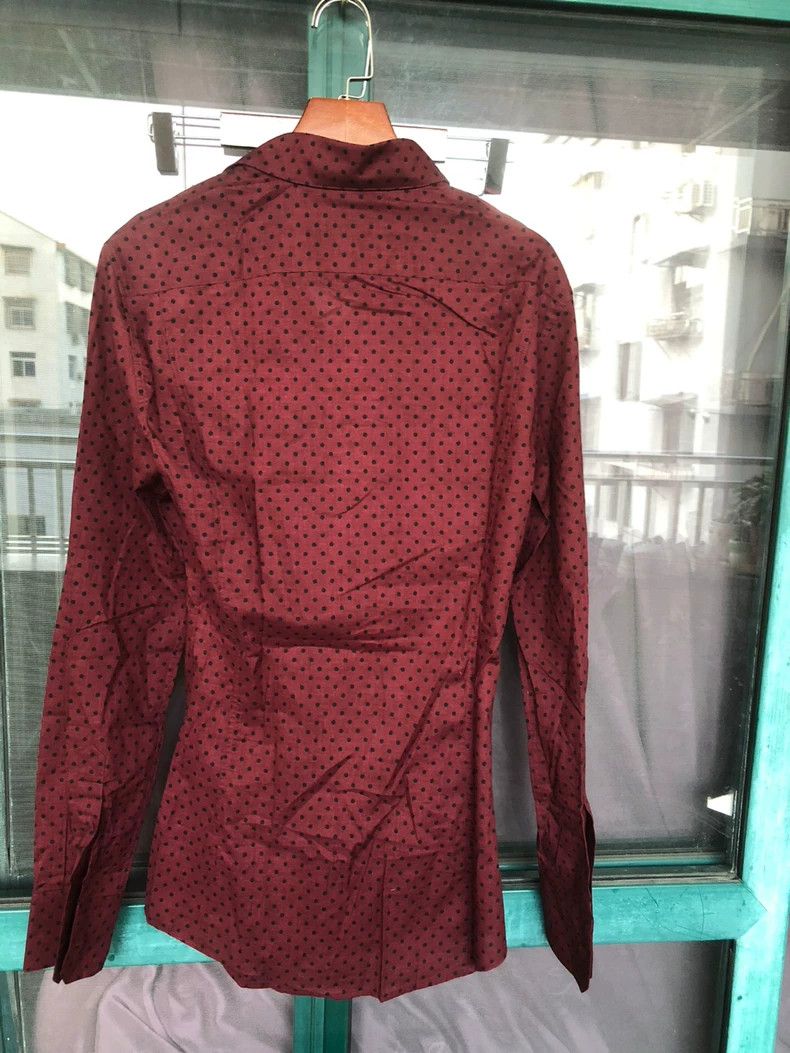 Dolce & Gabbana DG Sicily Series Polka Dot Long Sleeve Shirt Size US M / EU 48-50 / 2 - 3 Thumbnail