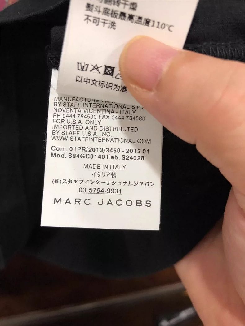Marc Jacobs Marc Jacobs Black Graphic Short Sleeve Shirt Size US L / EU 52-54 / 3 - 4 Thumbnail