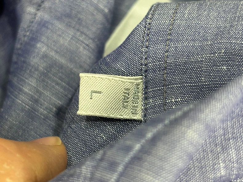 Ermenegildo Zegna Ermenegildo Zegna Linen Long Sleeve Shirt Size US L / EU 52-54 / 3 - 5 Thumbnail