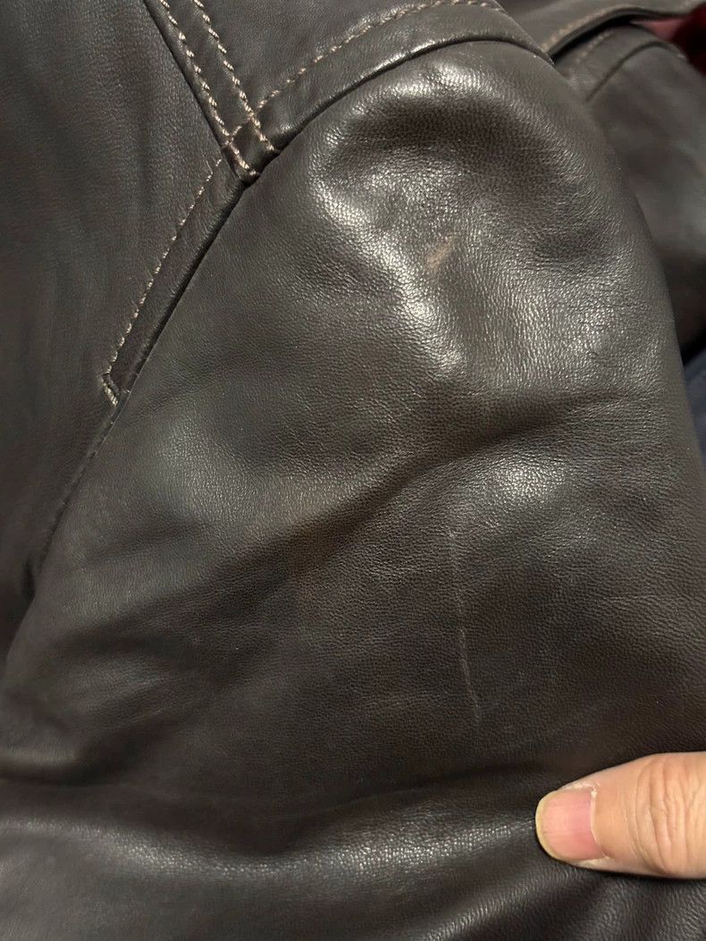 Fendi Fendi Leather Jacket with Button Closure Size US M / EU 48-50 / 2 - 7 Thumbnail
