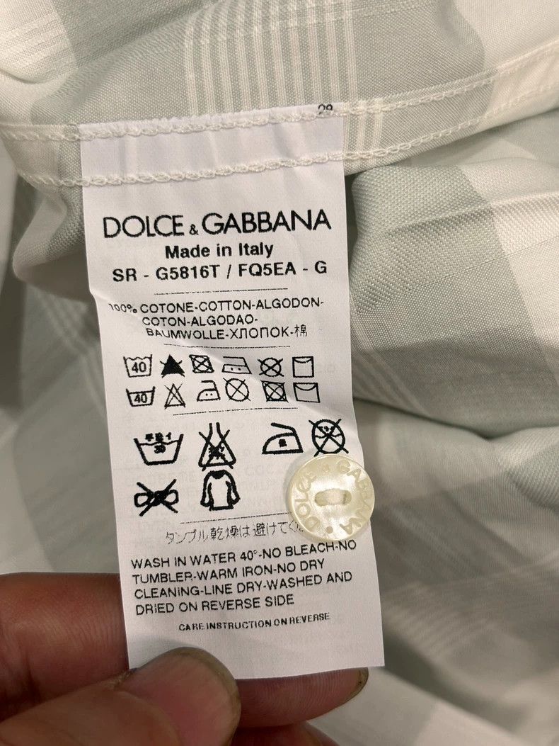 Dolce & Gabbana DG Long Sleeve Shirt from Italy Brand New Size US M / EU 48-50 / 2 - 6 Thumbnail
