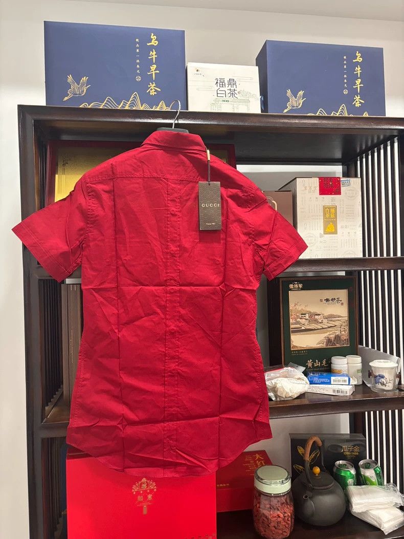Gucci Gucci Short Sleeve T-Shirt Red Size US M / EU 48-50 / 2 - 2 Thumbnail