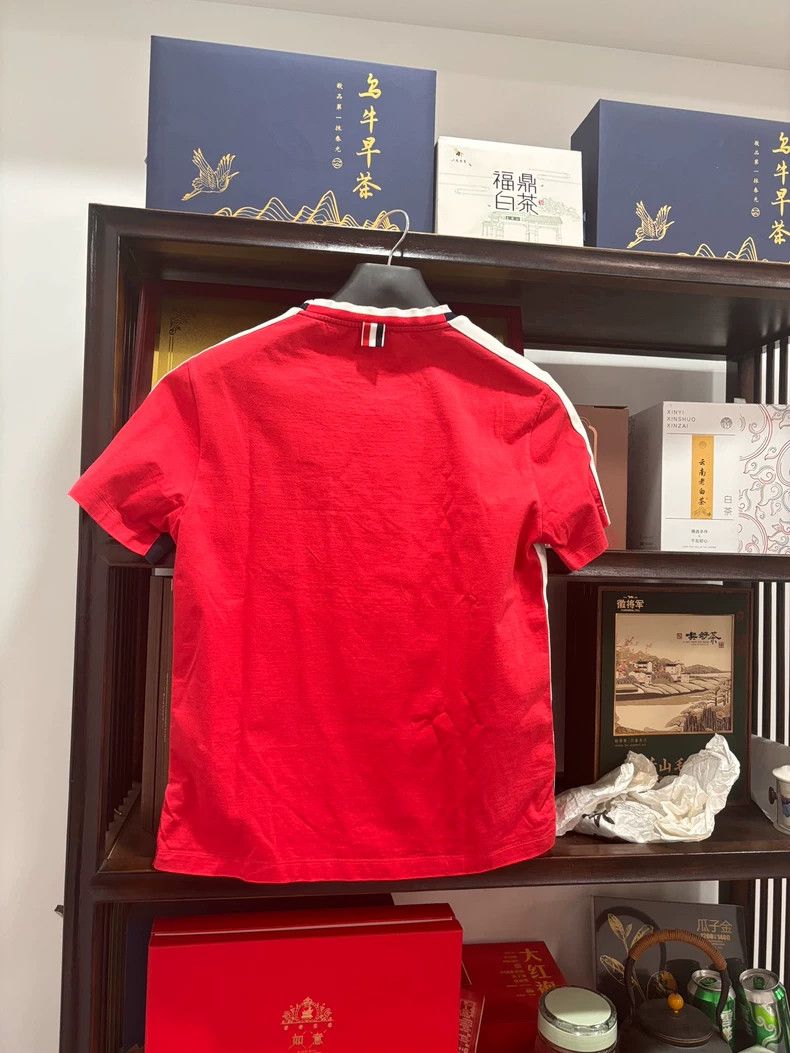 Thom Browne Tom Browne Navy Short Sleeve Tee Size US XS / EU 42 / 0 - 2 Thumbnail