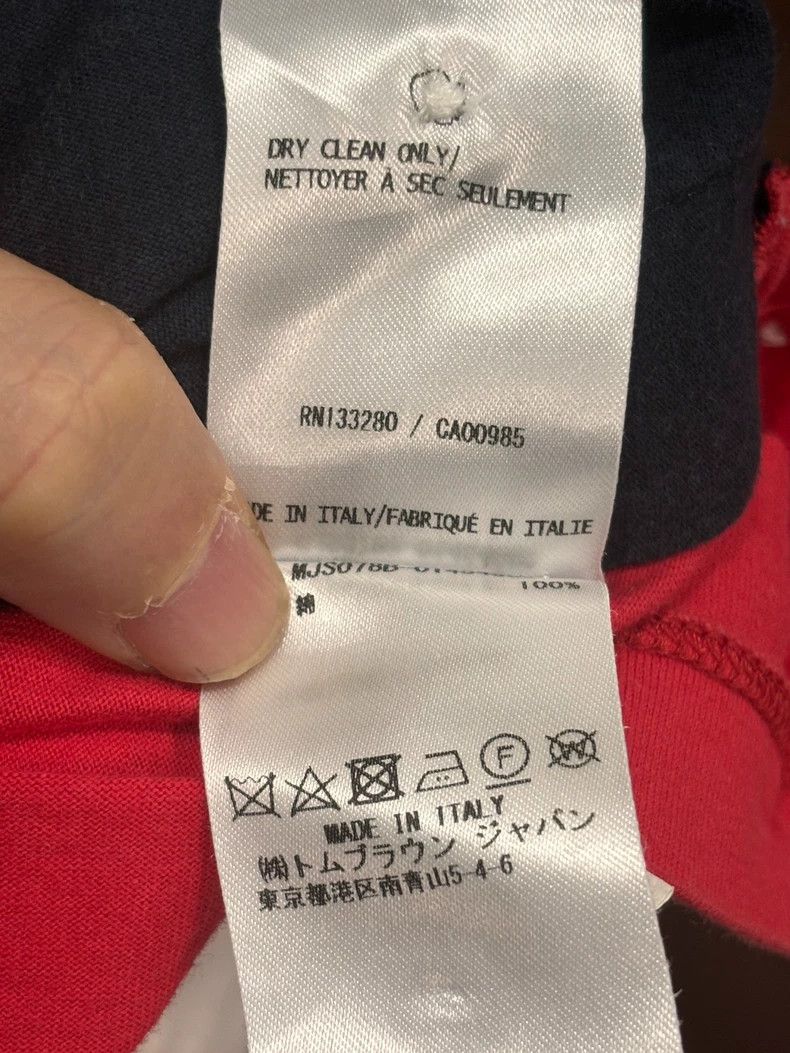 Thom Browne Tom Browne Navy Short Sleeve Tee Size US XS / EU 42 / 0 - 8 Thumbnail