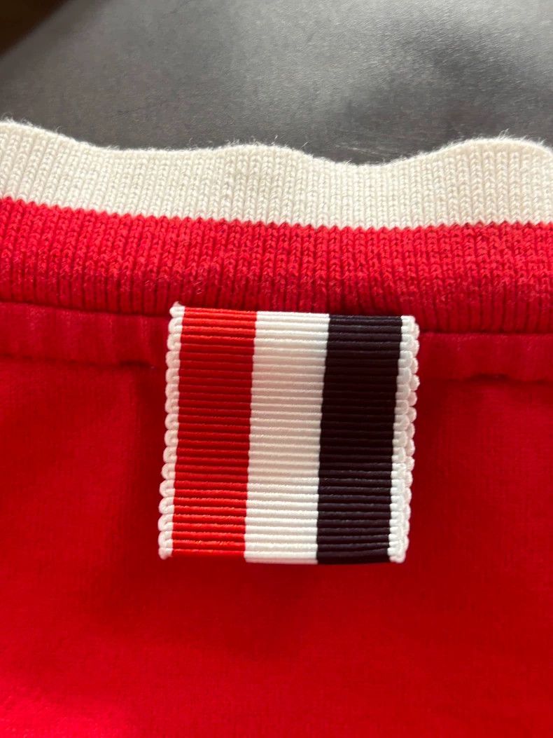 Thom Browne Tom Browne Navy Short Sleeve Tee Size US XS / EU 42 / 0 - 6 Thumbnail