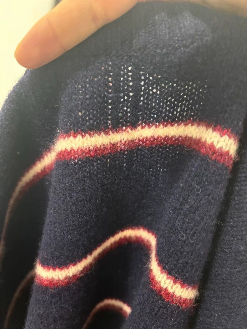 Saint Laurent Paris SLP Cashmere Wool Striped Sweater Size US XXL / EU 58 / 5 - 3 Thumbnail