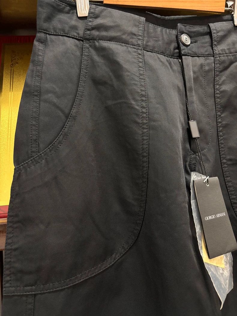Emporio Armani Armani Black Pants with Unique Design Size US 32 / EU 48 - 3 Thumbnail