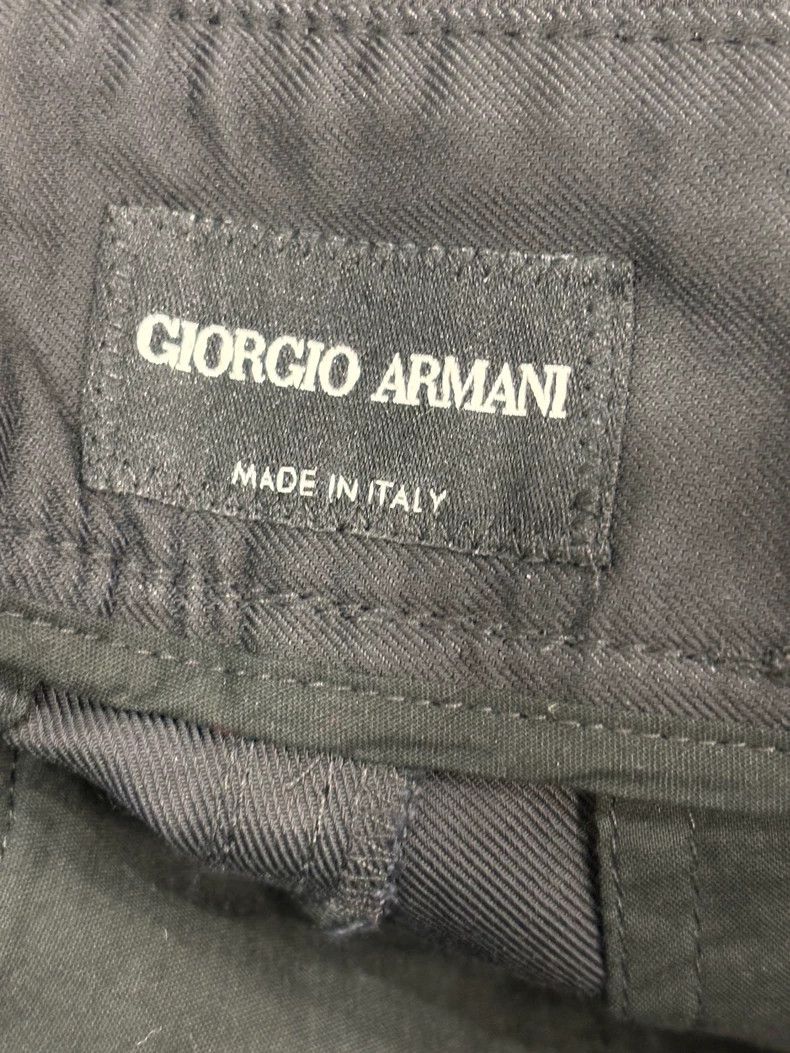 Emporio Armani Armani Black Pants with Unique Design Size US 32 / EU 48 - 7 Thumbnail
