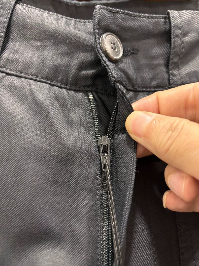 Emporio Armani Armani Black Pants with Unique Design Size US 32 / EU 48 - 4 Thumbnail