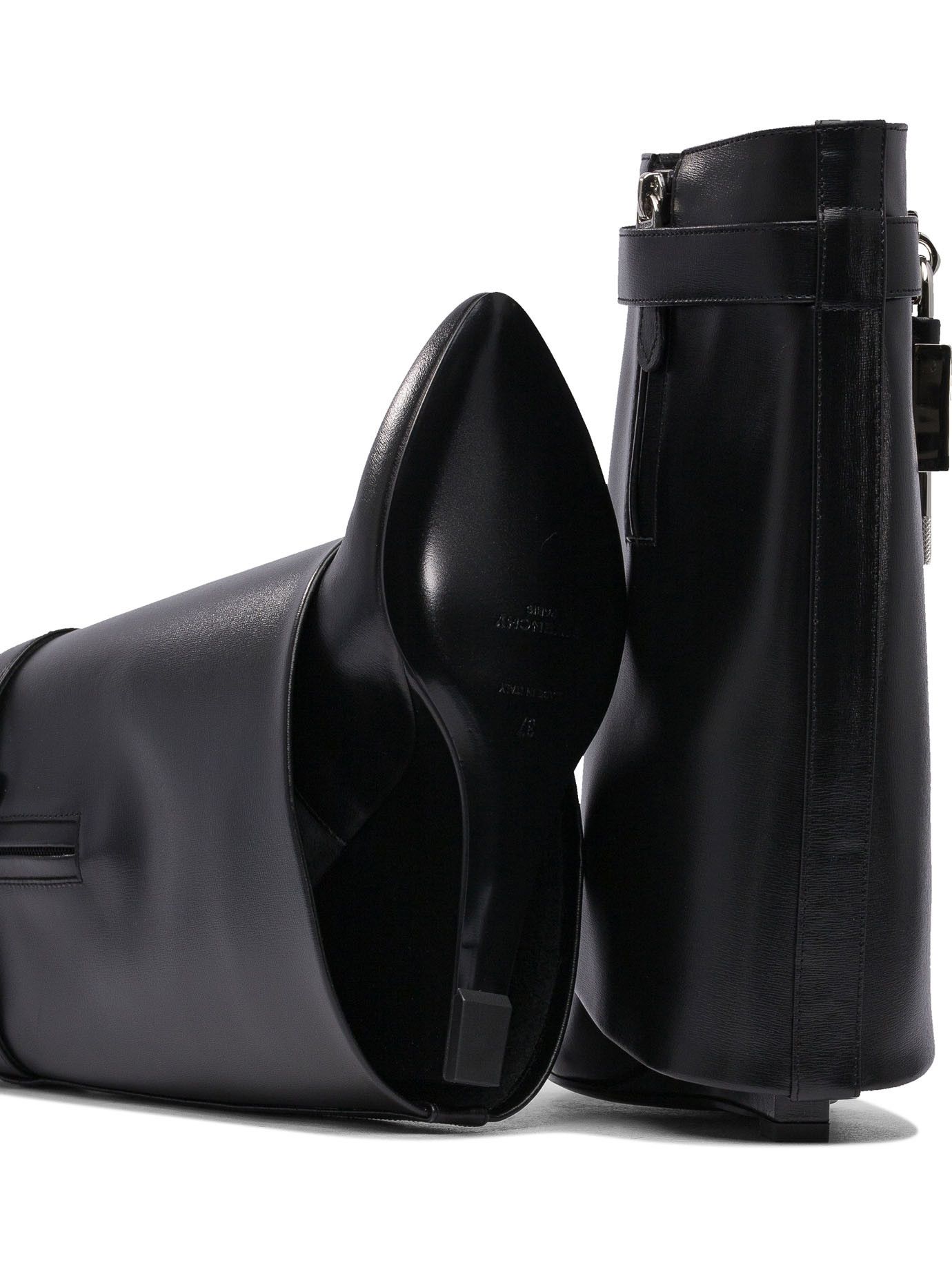 Givenchy Shark Lock 90Mm Ankle Boots Size US 7 / IT 37 - 5 Thumbnail