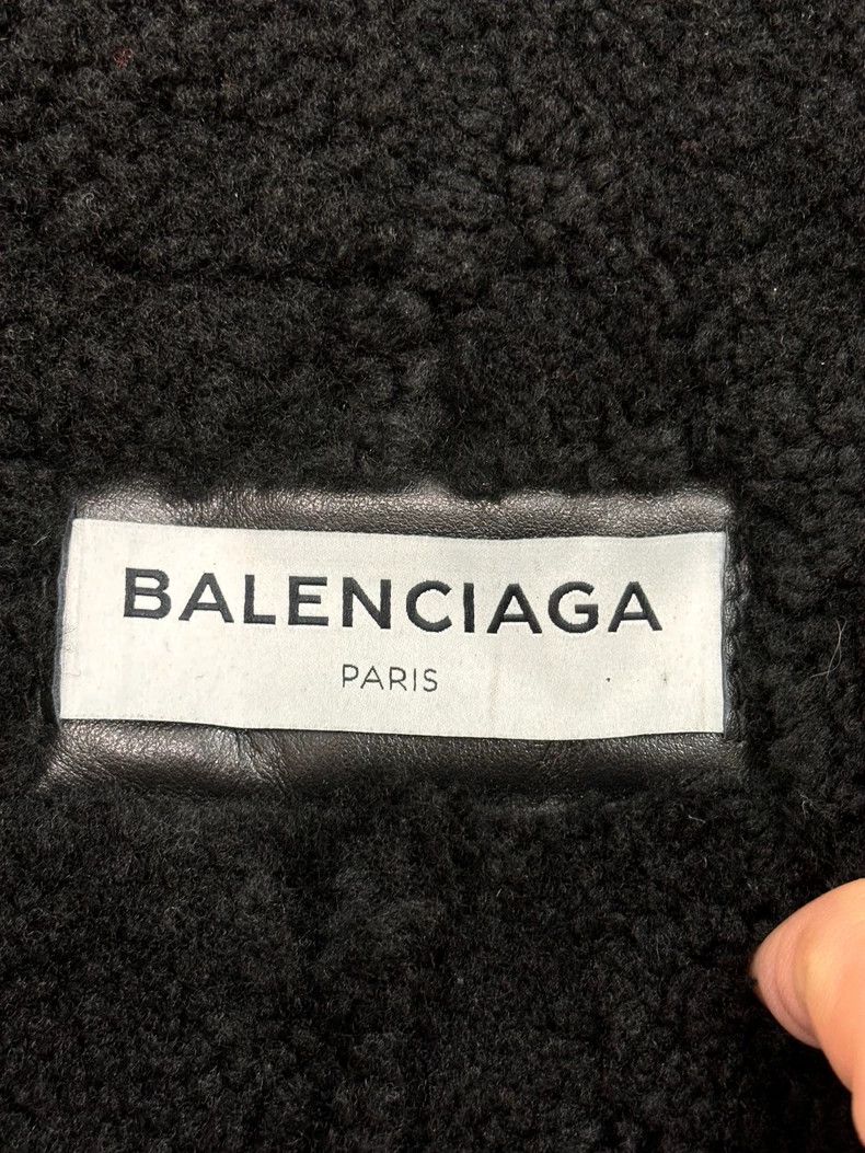 Balenciaga Balenciaga Leather and Shearling Jacket Size XS / US 0-2 / IT 36-38 - 6 Thumbnail