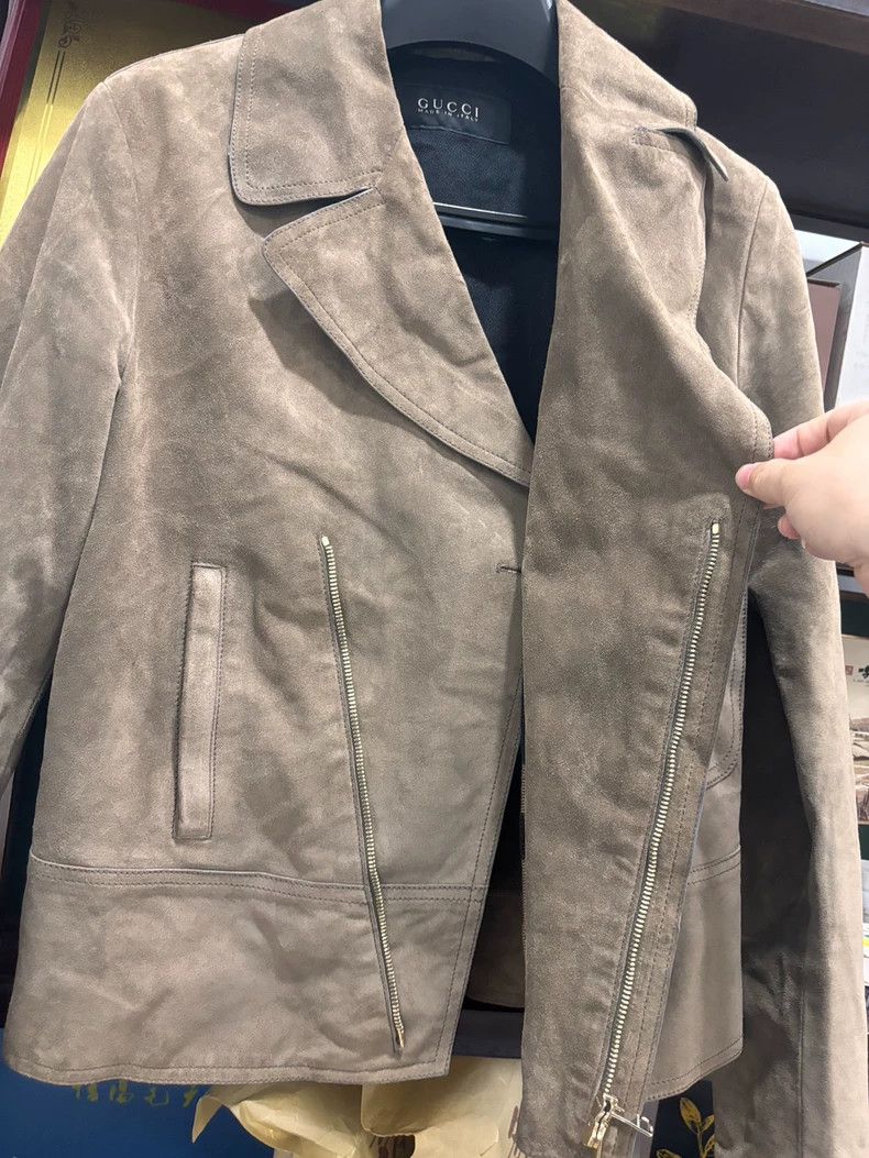 Gucci Gucci Suede Jacket Made in Italy Size 46 Size US M / EU 48-50 / 2 - 4 Thumbnail