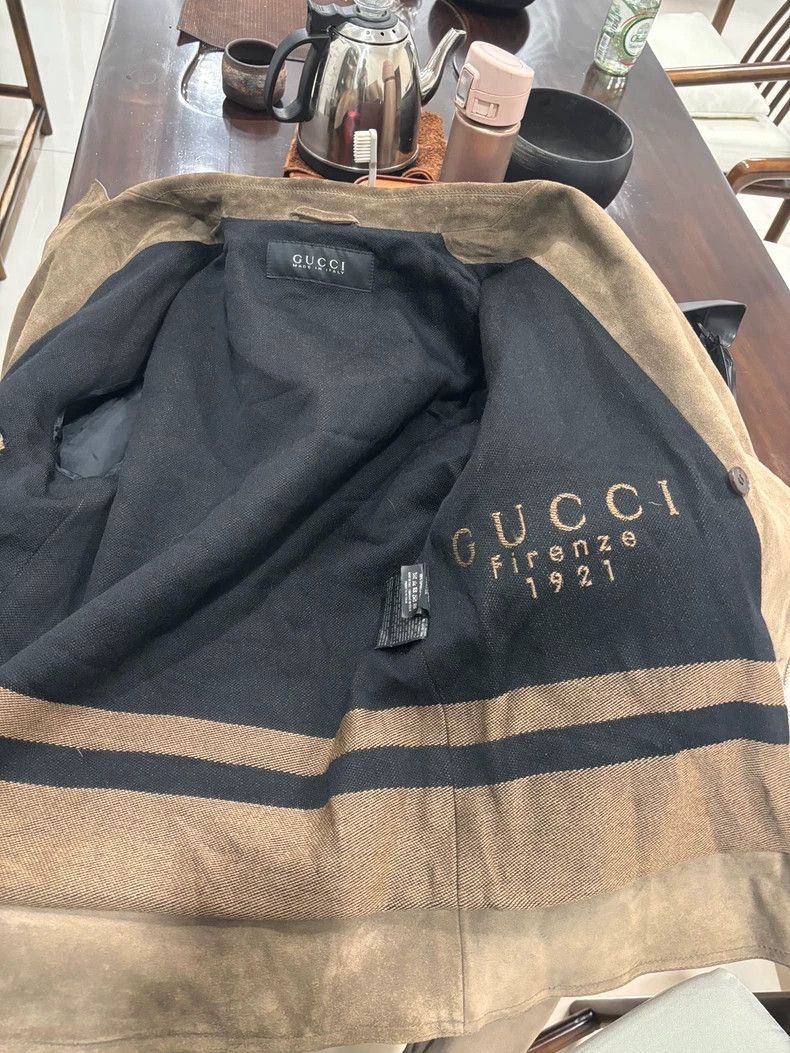 Gucci Gucci Suede Jacket Made in Italy Size 46 Size US M / EU 48-50 / 2 - 5 Thumbnail
