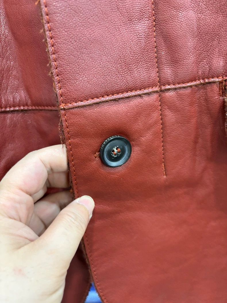 Emporio Armani Trussardi Leather Jacket with No Tags Size US L / EU 52-54 / 3 - 4 Thumbnail