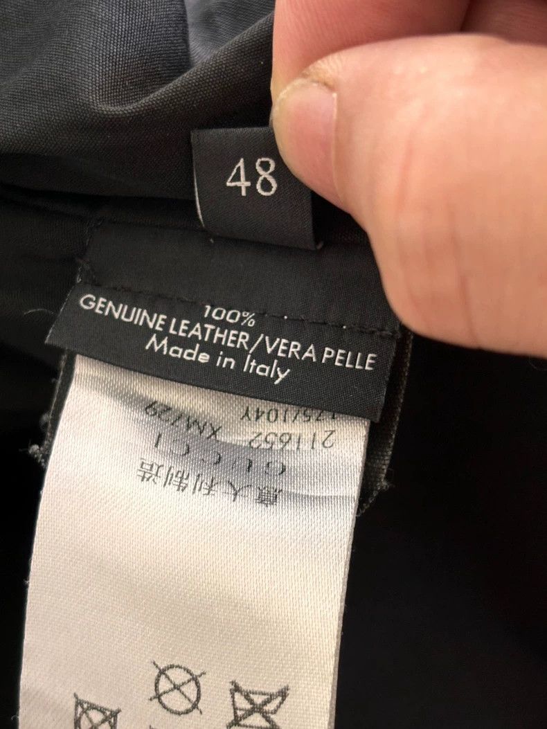 Gucci Gucci Leather Jacket Made in Italy Size 48 Size US L / EU 52-54 / 3 - 5 Thumbnail