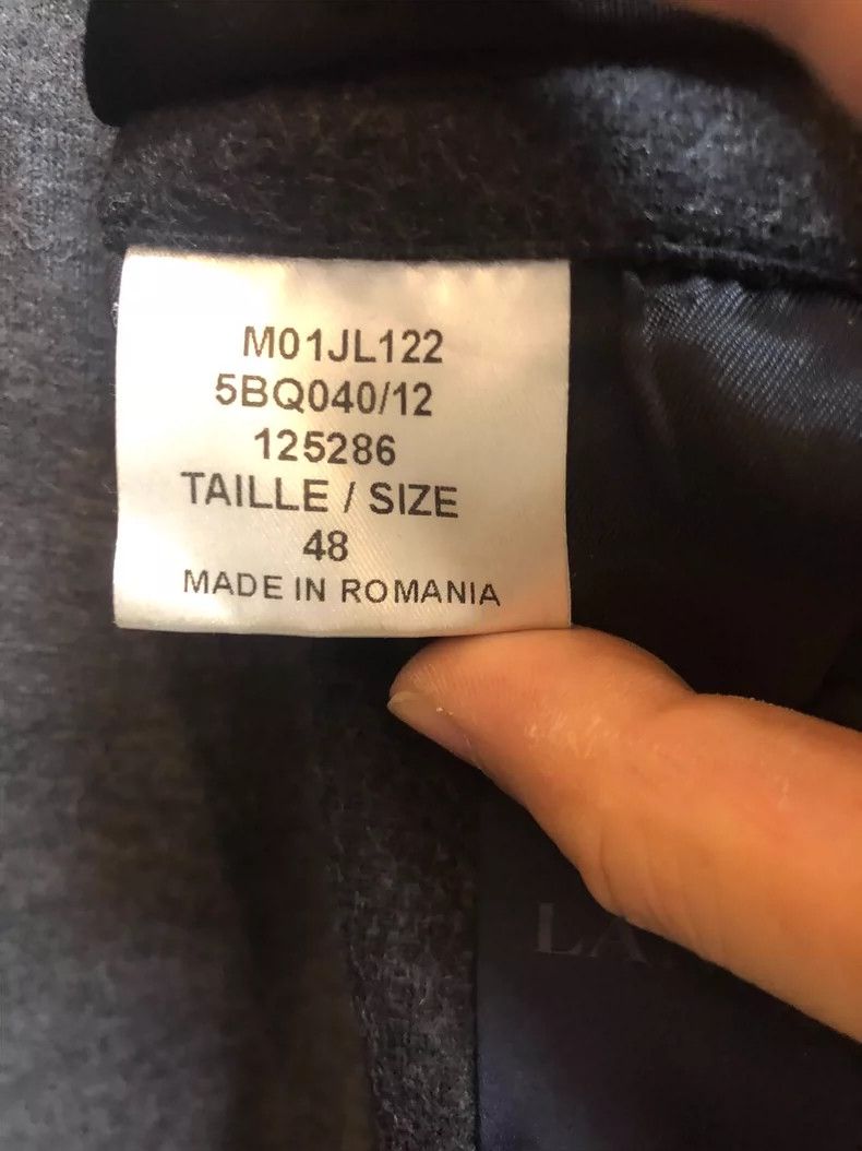 Lanvin Lanvin Classic Wool Suit Jacket with Buttons Size US L / EU 52-54 / 3 - 5 Thumbnail