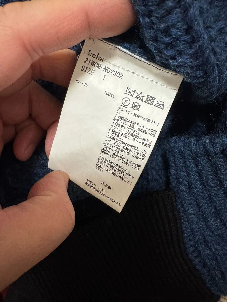 Junya Watanabe Kolor Cable Knit Sweater from Japan Size US M / EU 48-50 / 2 - 4 Thumbnail