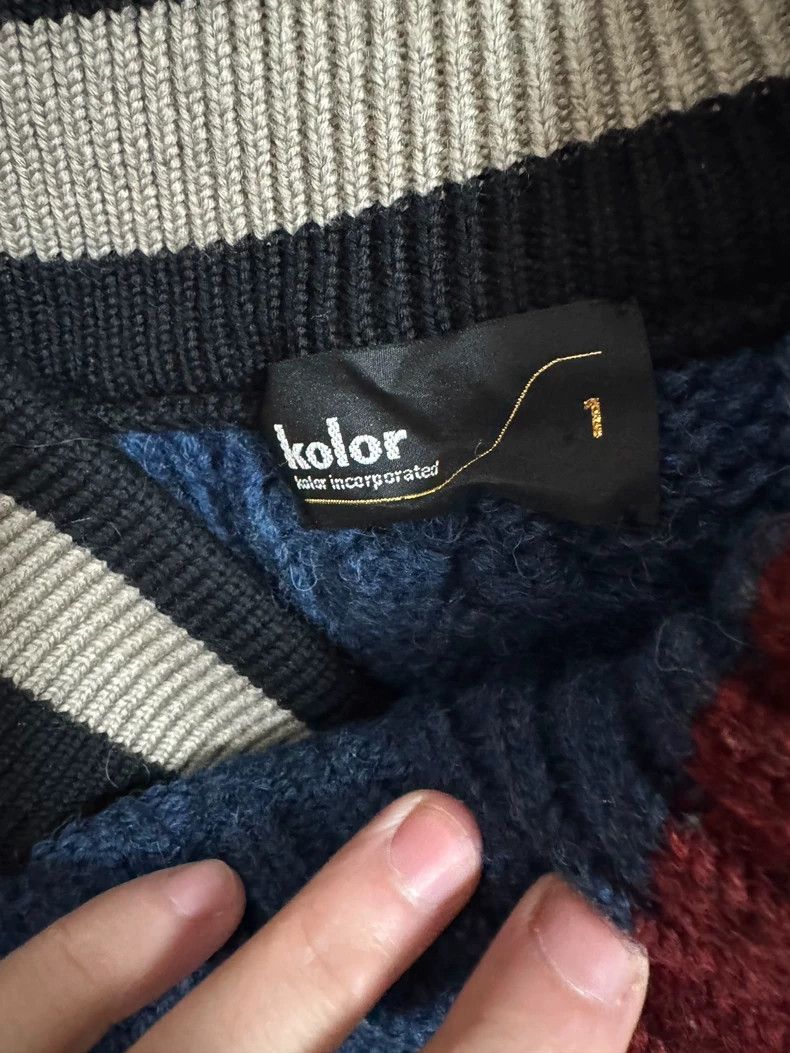 Junya Watanabe Kolor Cable Knit Sweater from Japan Size US M / EU 48-50 / 2 - 3 Thumbnail