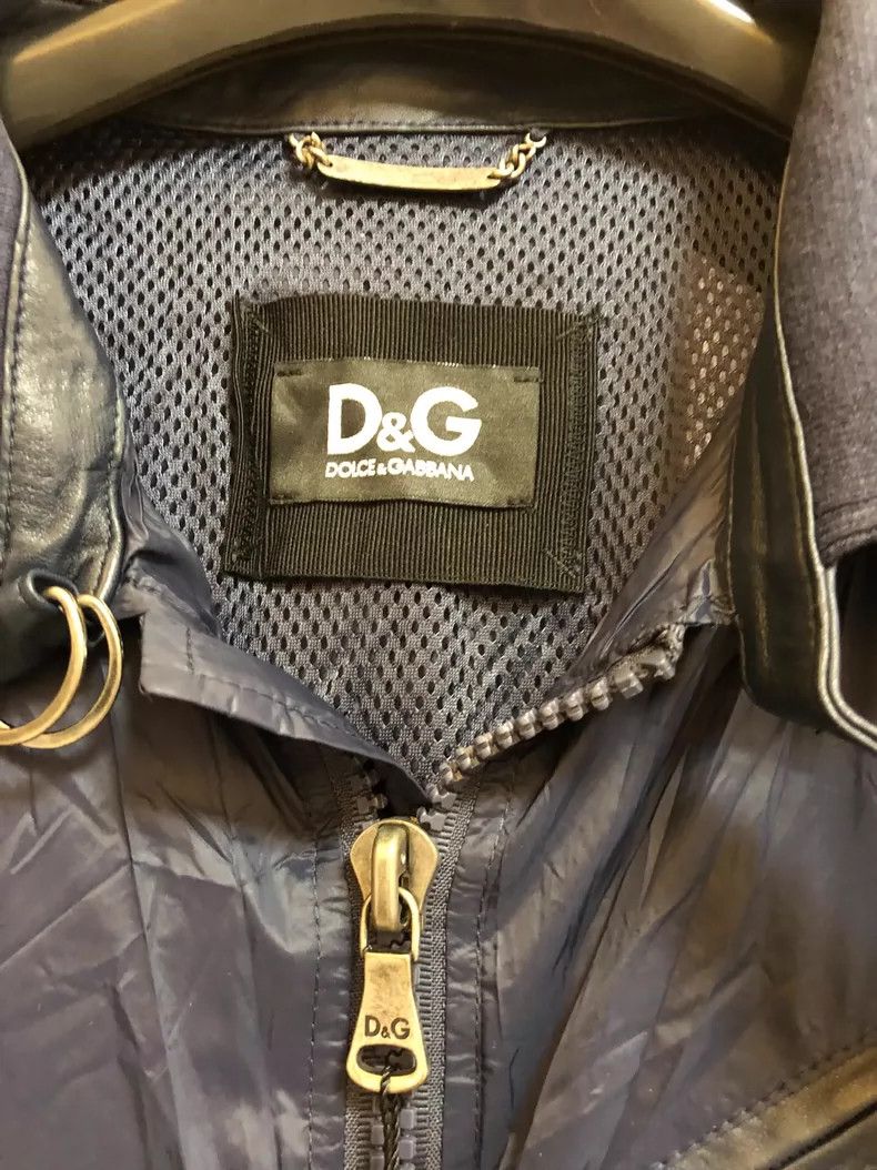 Dolce & Gabbana D&G Lightweight Jacket with Unique Collar Design Size US L / EU 52-54 / 3 - 3 Thumbnail