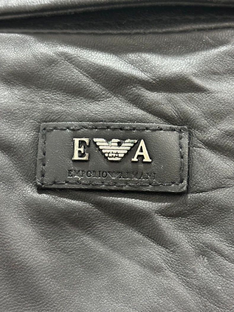 Emporio Armani Emporio Armani Goat Leather Motorcycle Jacket Size US M / EU 48-50 / 2 - 4 Thumbnail