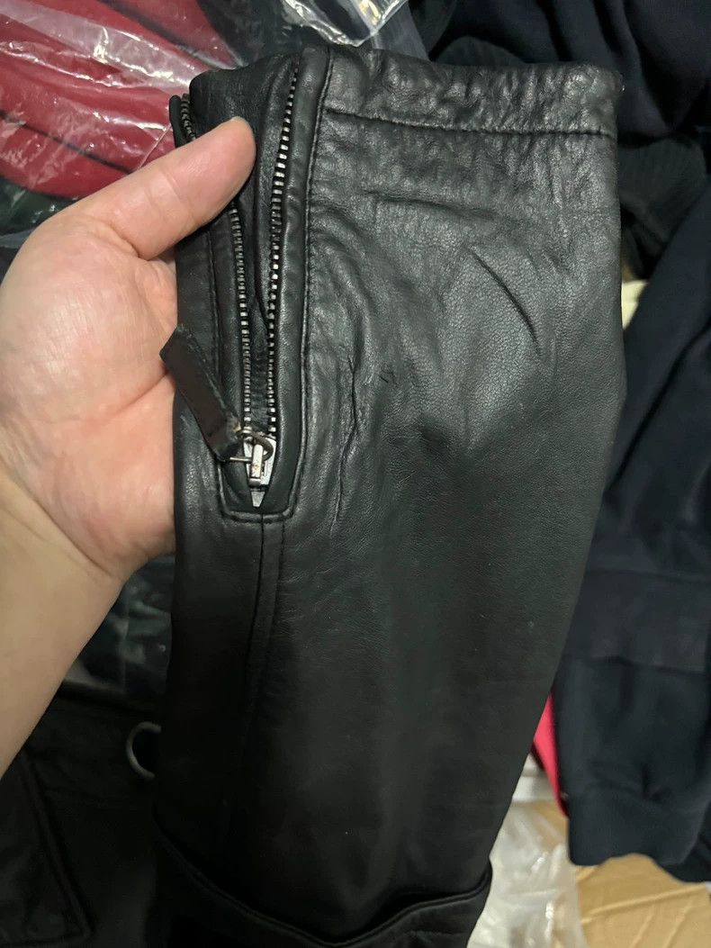 Emporio Armani Emporio Armani Goat Leather Motorcycle Jacket Size US M / EU 48-50 / 2 - 9 Thumbnail