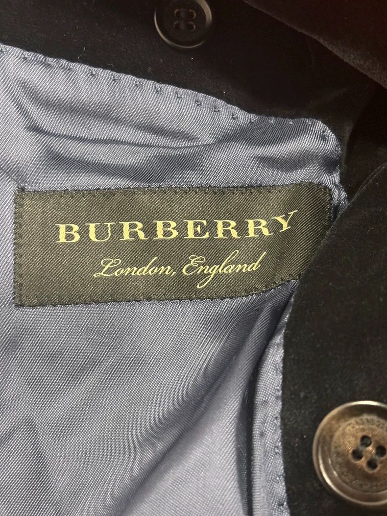 Burberry Burberry Velvet Double-Breasted Suit Jacket Size US L / EU 52-54 / 3 - 3 Thumbnail
