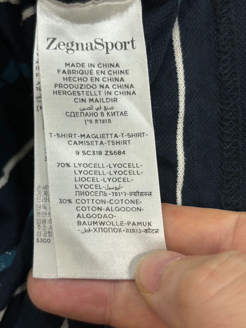 Ermenegildo Zegna Ermenegildo Zegna Striped Polo Shirt Size US S / EU 44-46 / 1 - 5 Thumbnail