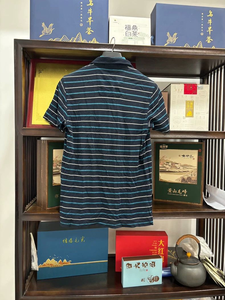 Ermenegildo Zegna Ermenegildo Zegna Striped Polo Shirt Size US S / EU 44-46 / 1 - 2 Thumbnail