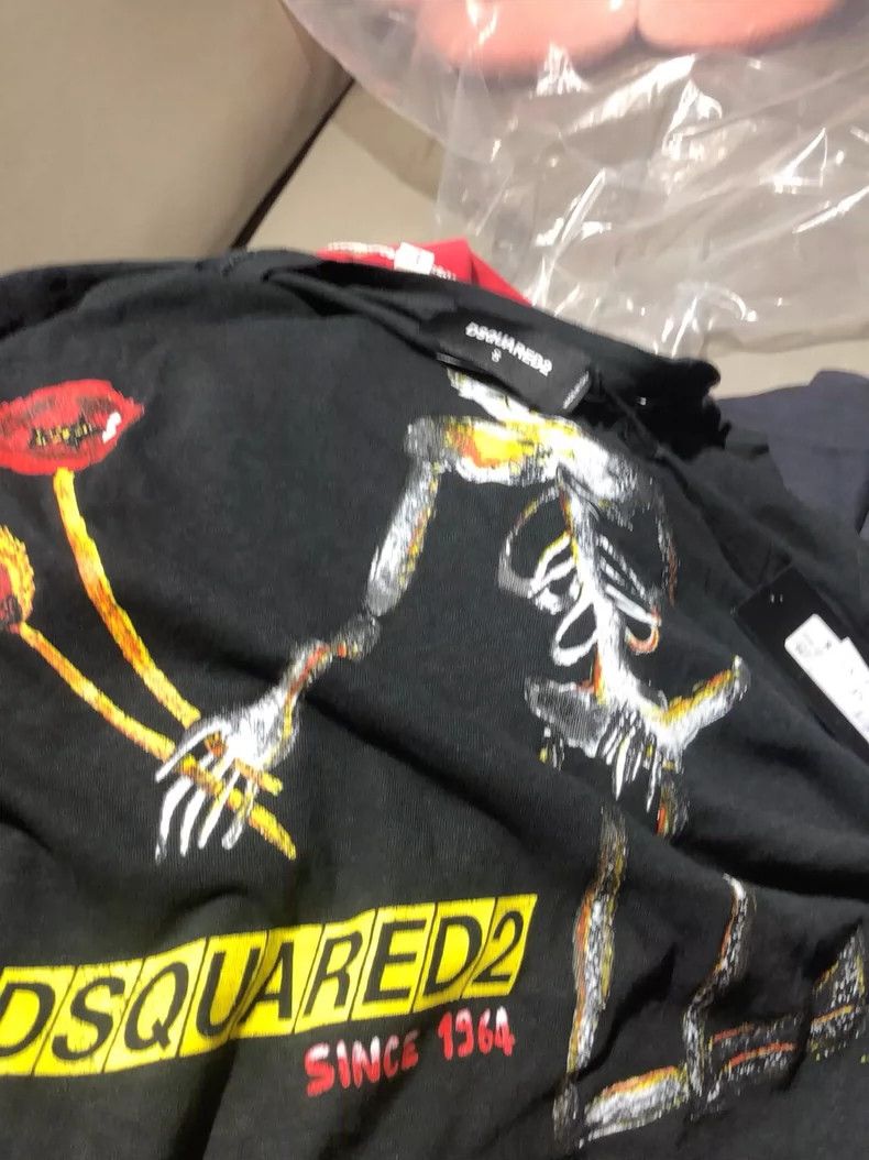 Dsquared2 Dsquared2 Long Sleeve T-Shirt with Skeleton Design Size US L / EU 52-54 / 3 - 6 Thumbnail