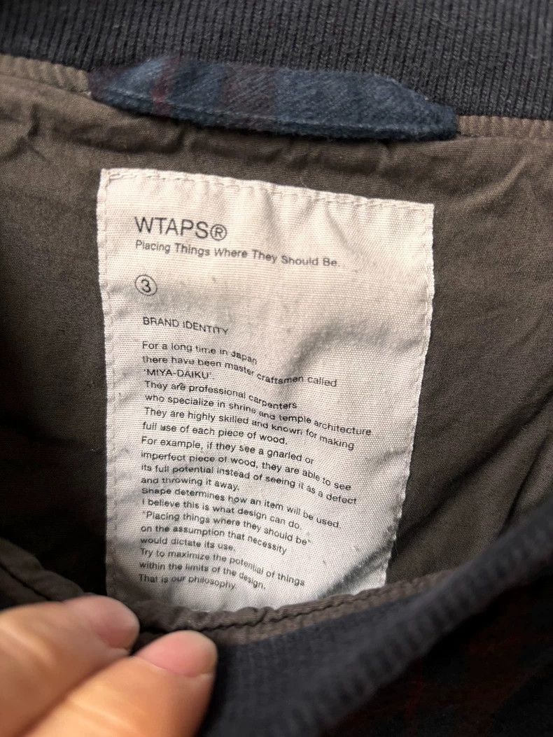 Wtaps wtaps 17ss Frock Jacket Dark Plaid Size US L / EU 52-54 / 3 - 5 Thumbnail