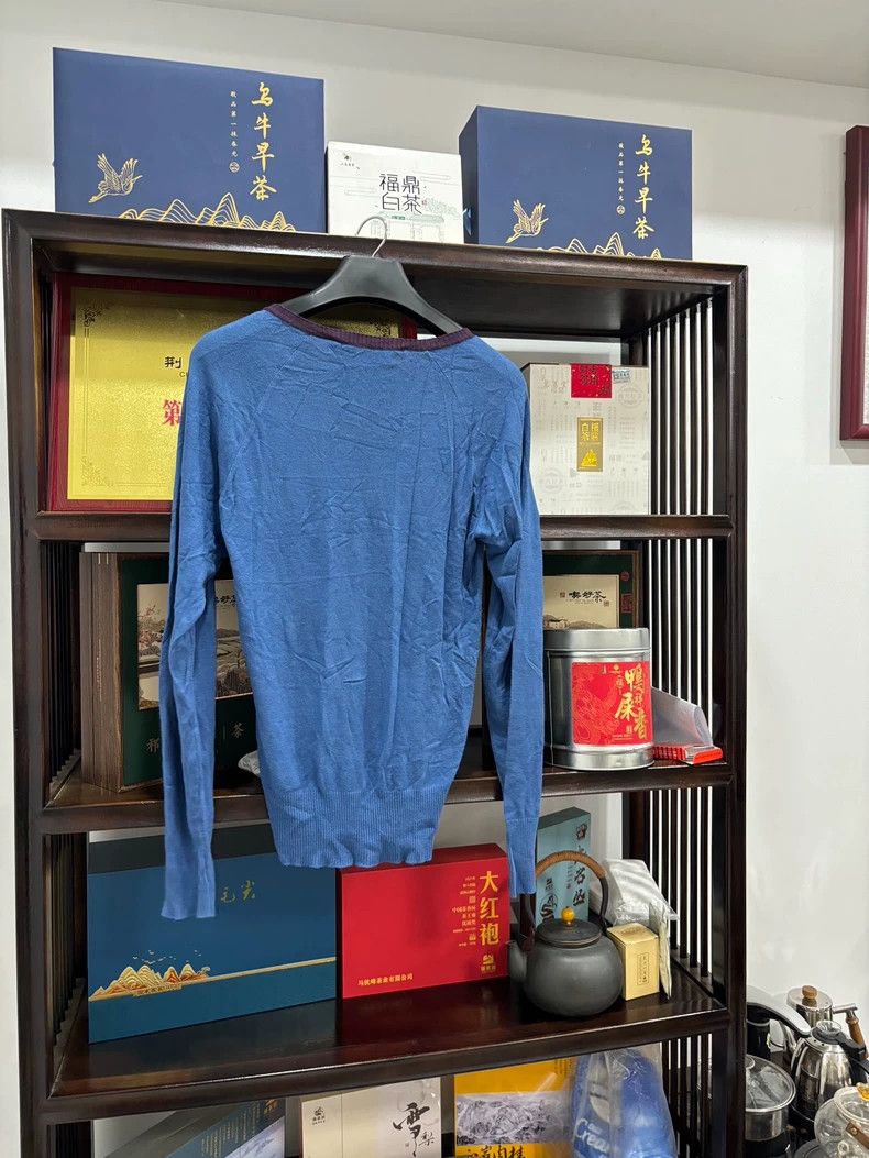 Andrew Mackenzie Andrew Mackenzie Long Sleeve Blue Top Size US M / EU 48-50 / 2 - 2 Thumbnail