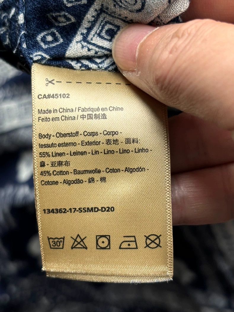 Scotch & Soda Long Sleeve Shirt with Wax Dye Technique Size US L / EU 52-54 / 3 - 6 Thumbnail