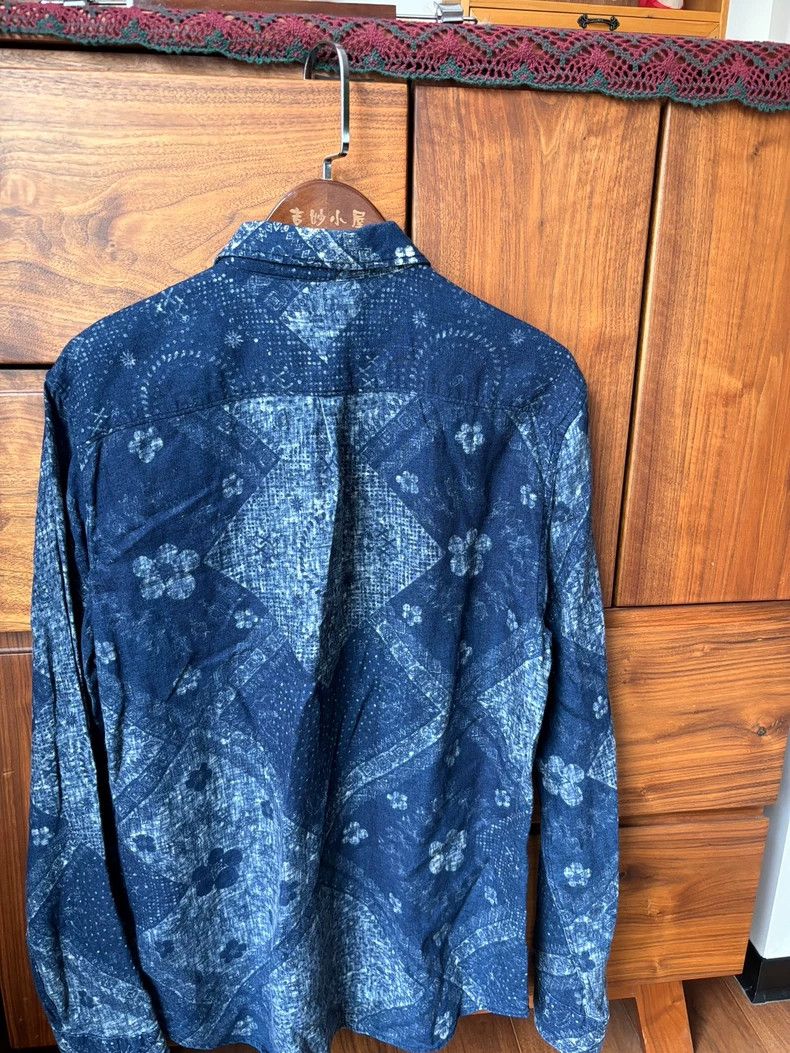 Scotch & Soda Long Sleeve Shirt with Wax Dye Technique Size US L / EU 52-54 / 3 - 2 Thumbnail