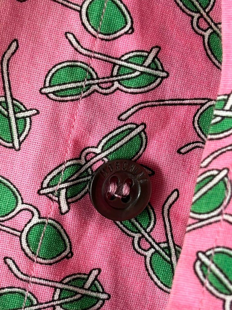 Moschino Moschino Pink Floral Long Sleeve Shirt Size US M / EU 48-50 / 2 - 4 Thumbnail