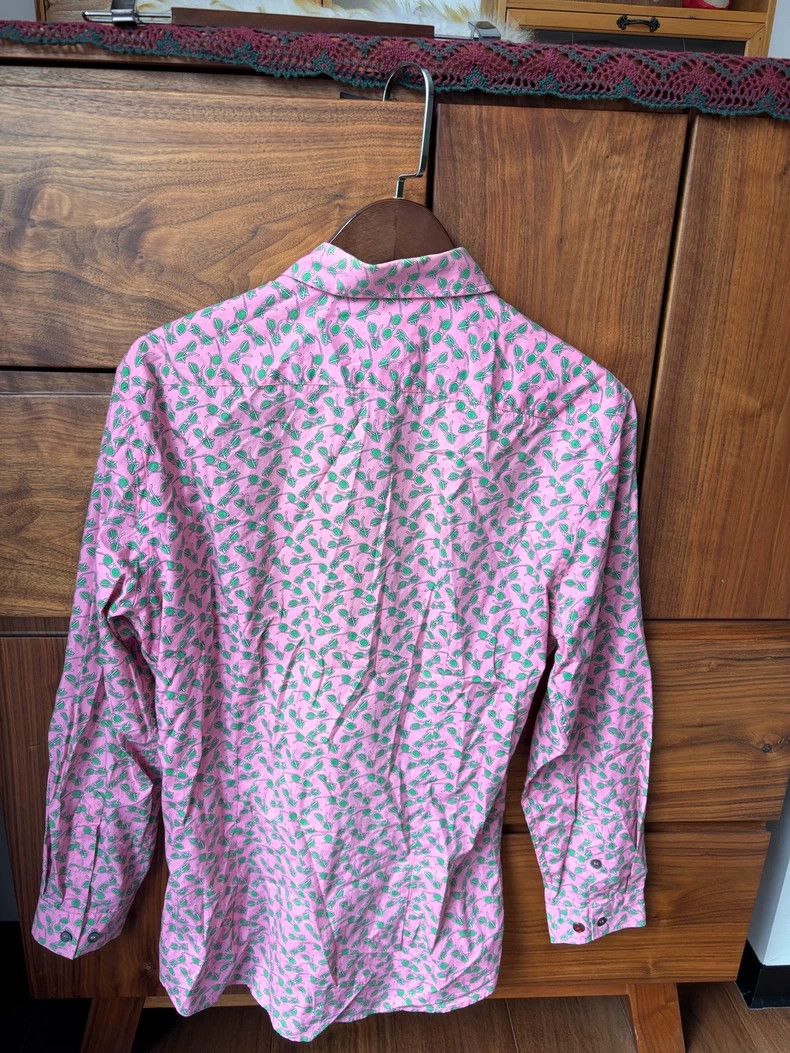 Moschino Moschino Pink Floral Long Sleeve Shirt Size US M / EU 48-50 / 2 - 2 Thumbnail