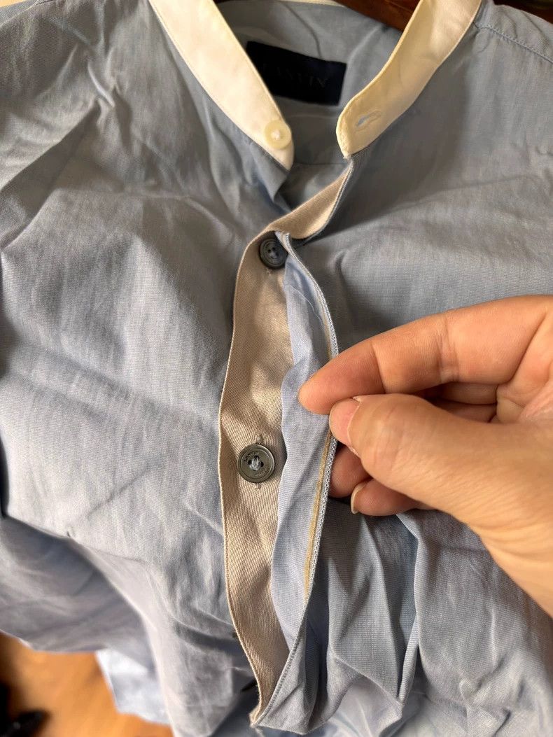 Lanvin Lanvin Long Sleeve Shirt with Slight Yellowing Size US M / EU 48-50 / 2 - 3 Thumbnail
