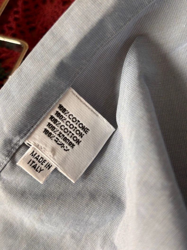 Lanvin Lanvin Long Sleeve Shirt with Slight Yellowing Size US M / EU 48-50 / 2 - 6 Thumbnail
