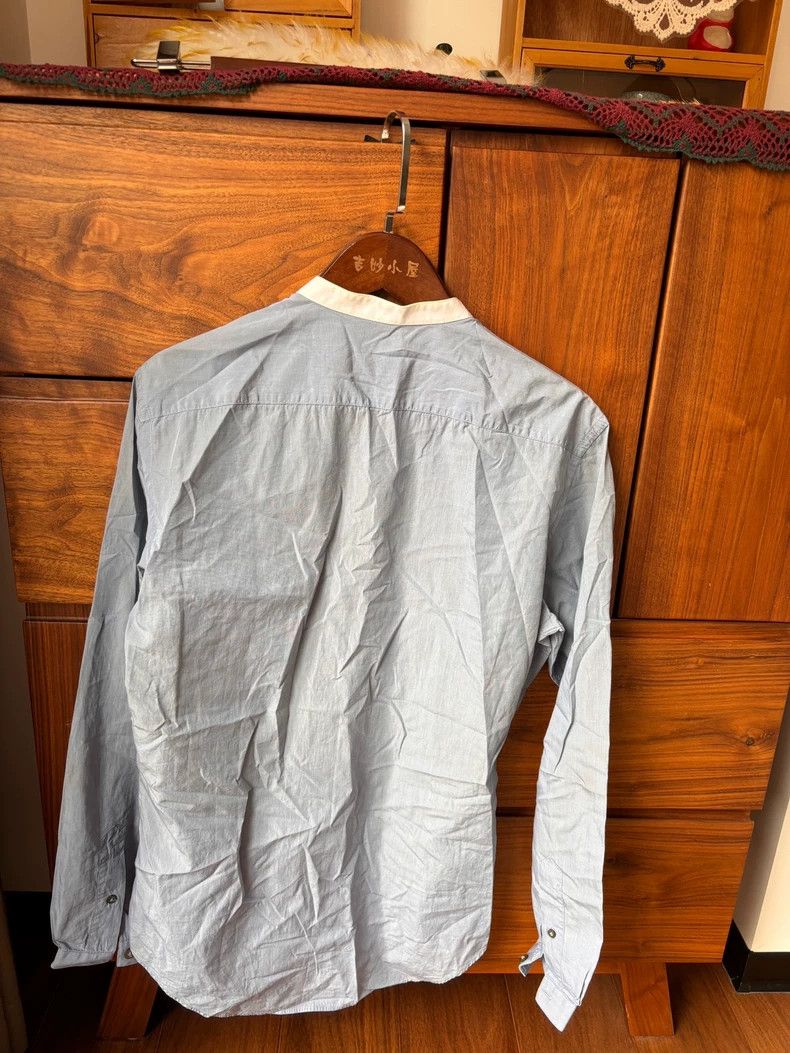 Lanvin Lanvin Long Sleeve Shirt with Slight Yellowing Size US M / EU 48-50 / 2 - 2 Thumbnail
