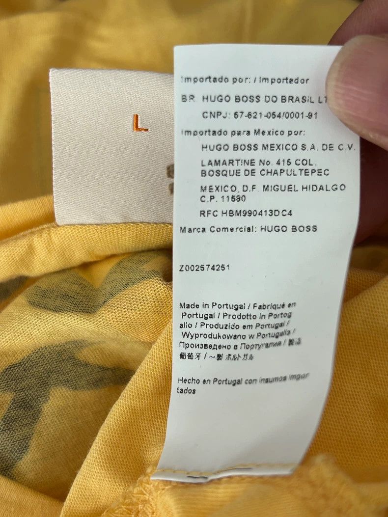 Emporio Armani Boss Short Sleeve T-Shirt with Orange Tag Size US L / EU 52-54 / 3 - 8 Thumbnail