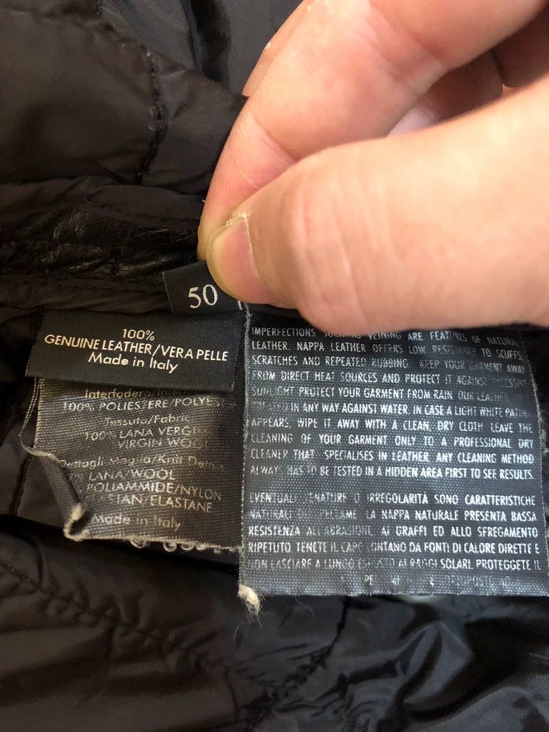 Gucci Gucci Leather Jacket Size 50 Italian Made Size US L / EU 52-54 / 3 - 8 Thumbnail