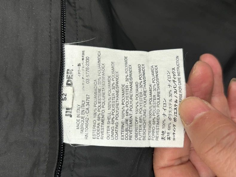 Jil Sander Jil Sander Black Windbreaker Coat Size US L / EU 52-54 / 3 - 6 Thumbnail