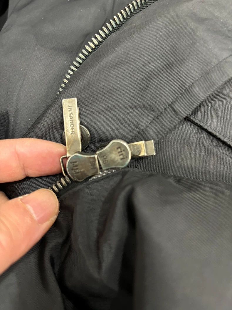 Jil Sander Jil Sander Black Windbreaker Coat Size US L / EU 52-54 / 3 - 5 Thumbnail