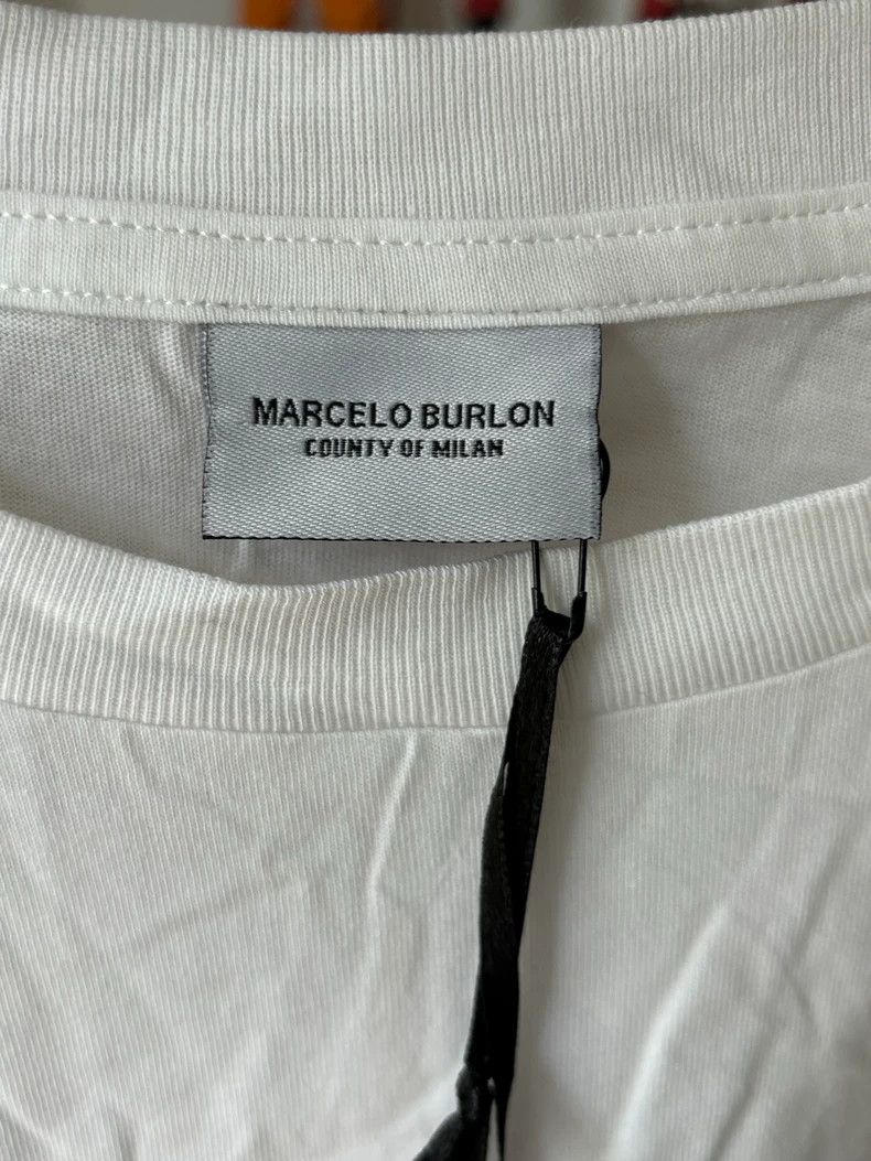 Marcelo Burlon Marcelo Burlon Men's Short Sleeve T-shirt Size US S / EU 44-46 / 1 - 5 Thumbnail