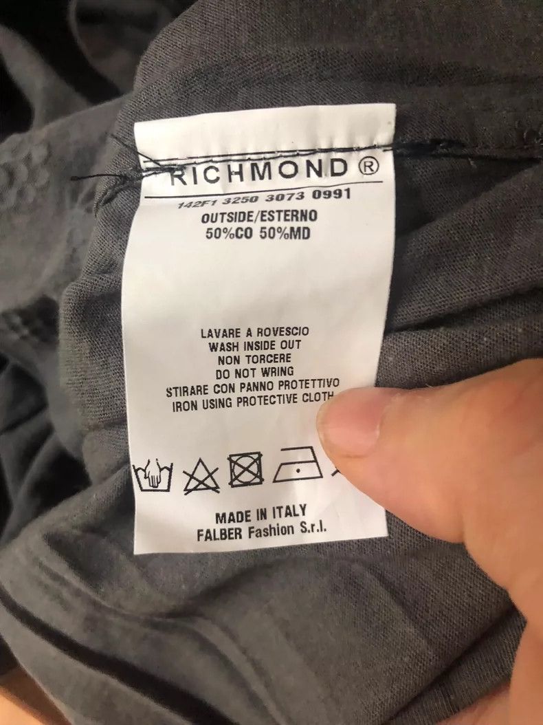 Anonymous Club Richmond Long Sleeve T-Shirt with Studs Size US XL / EU 56 / 4 - 5 Thumbnail